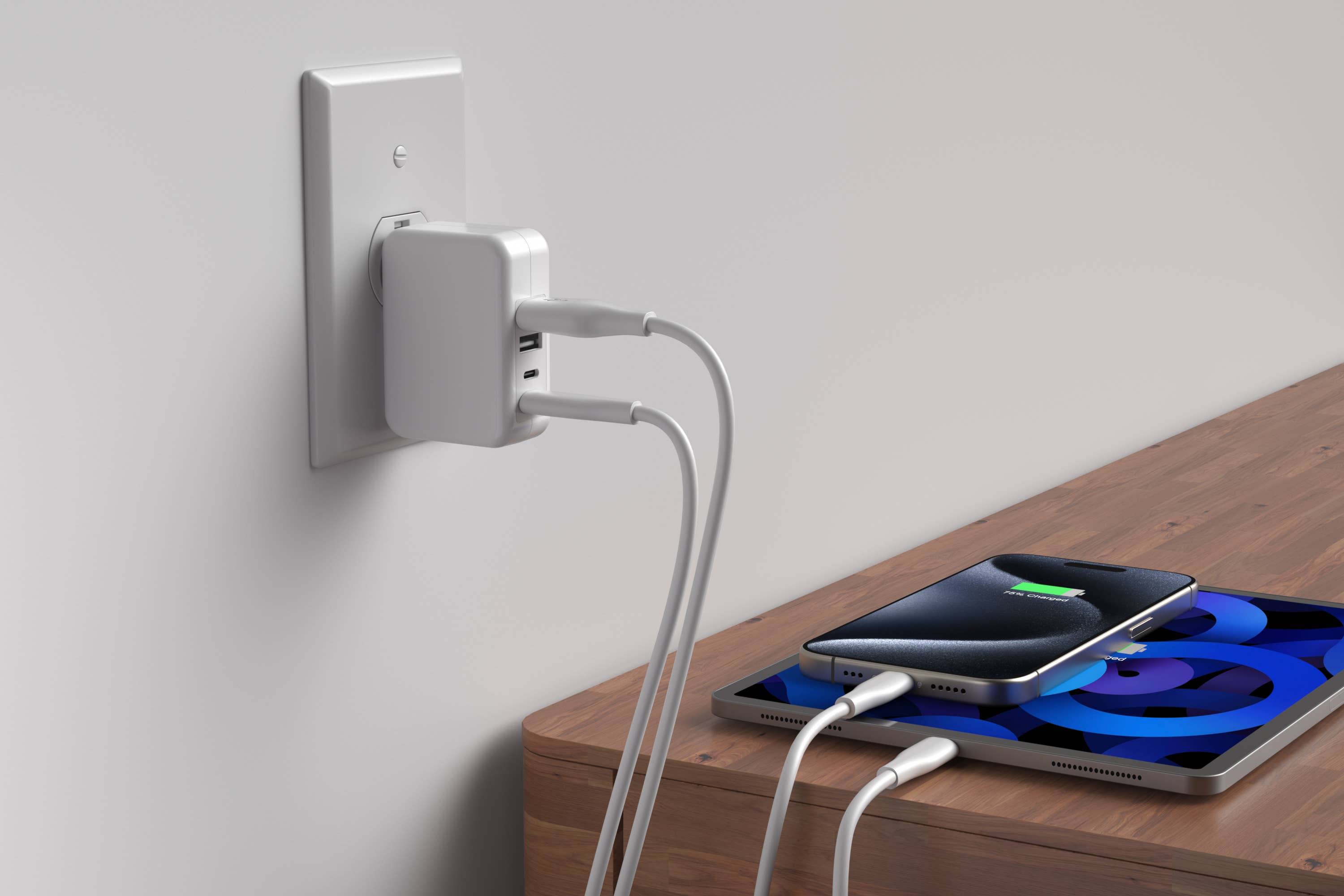 4-Port USB 20W Wall Charger