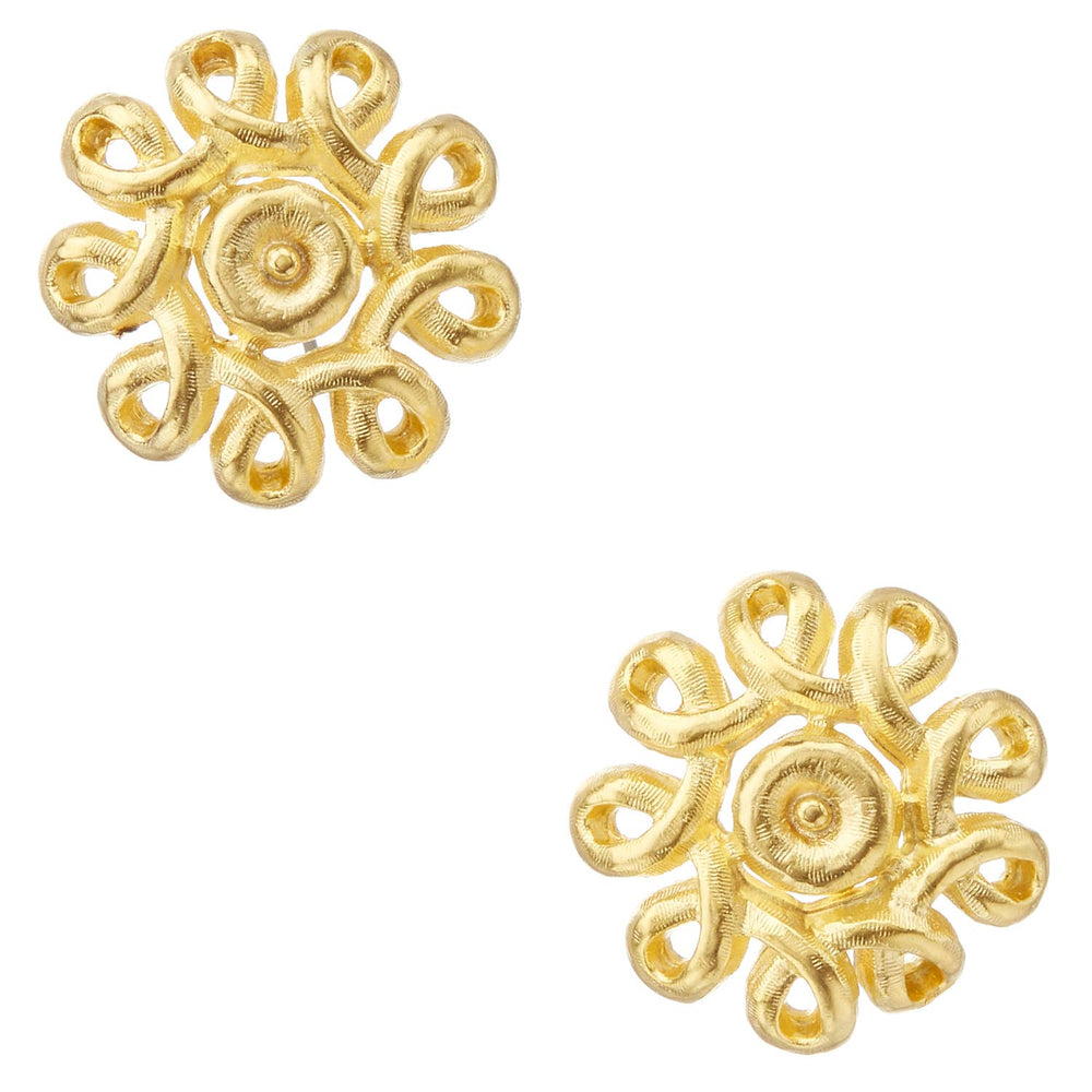 Round Hill Rosette Studs
