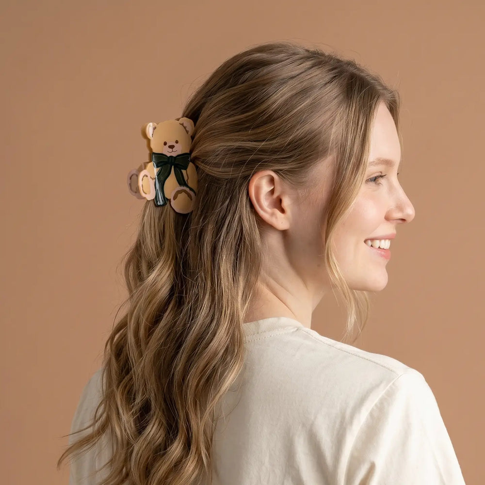 Shape Up Claw Clip- Teddy Theo