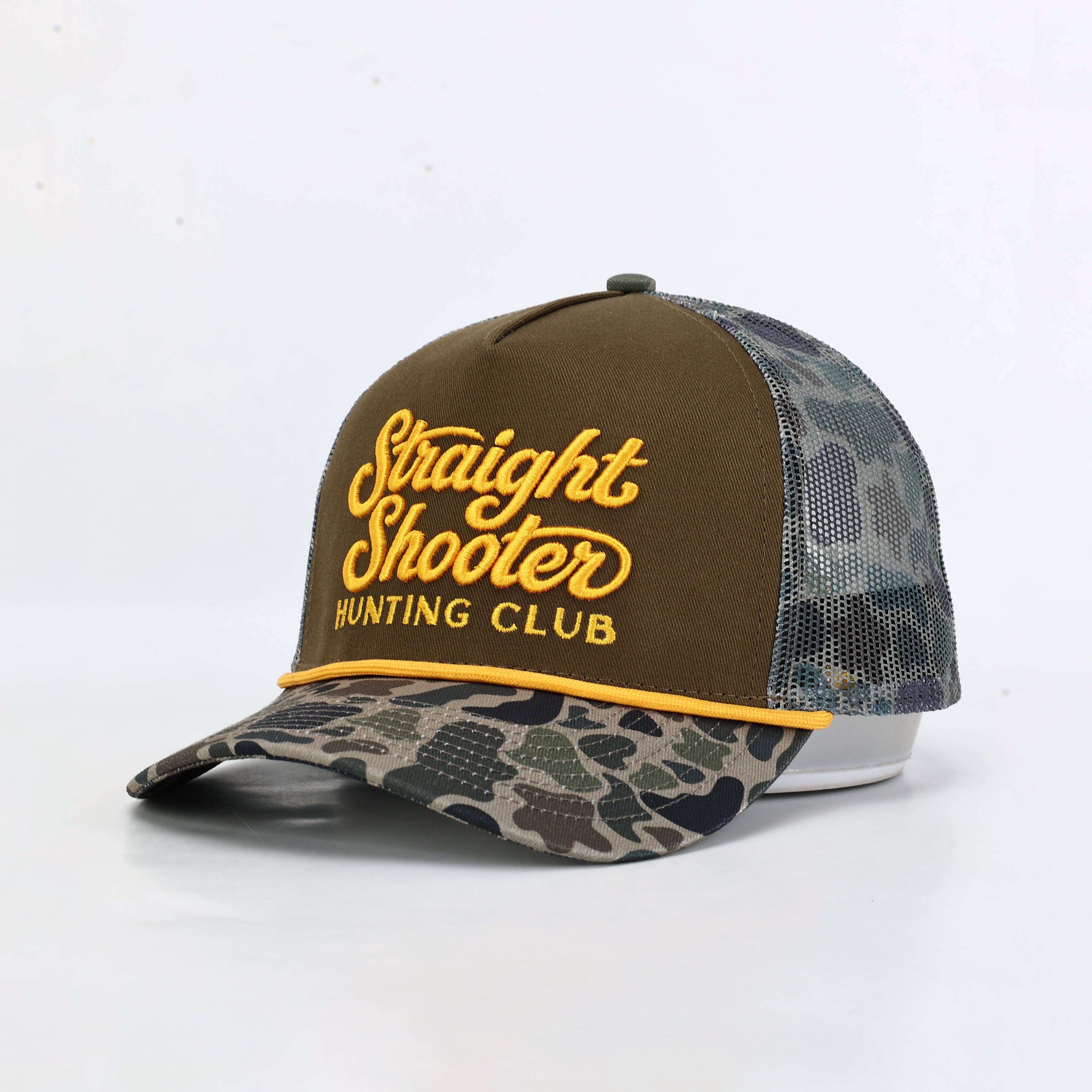 Straight Shooter Hat in Camo