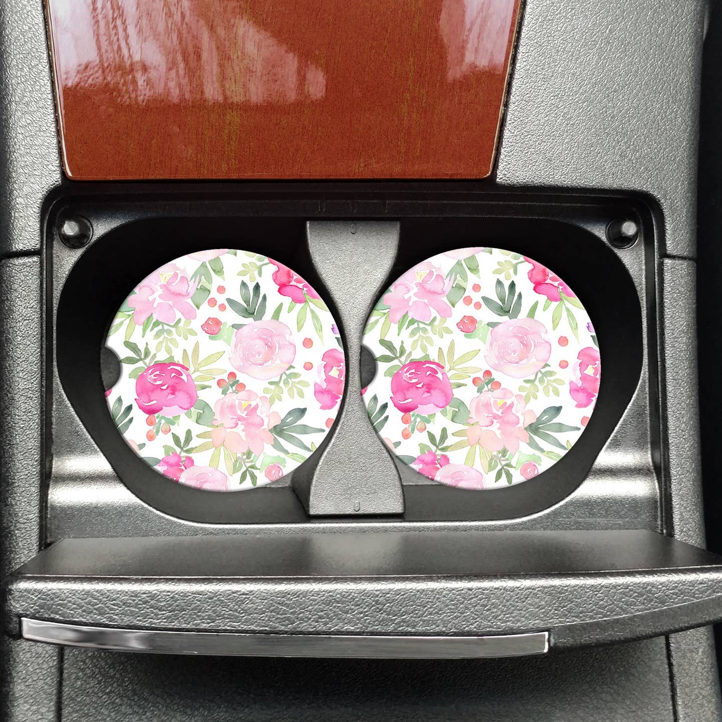 Peonies Car Coaster