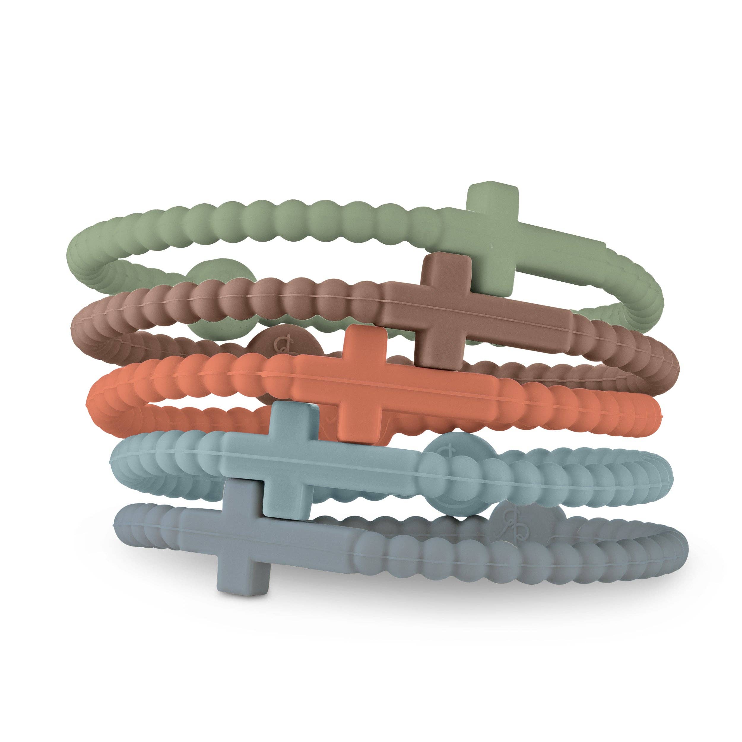 Jesus Silicone Cross Bracelets-Backcountry in Large