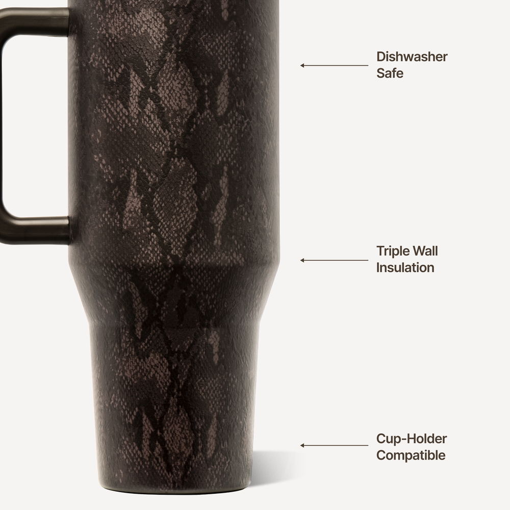 Snakeskin 40oz Traveler Tumbler by HydroJug