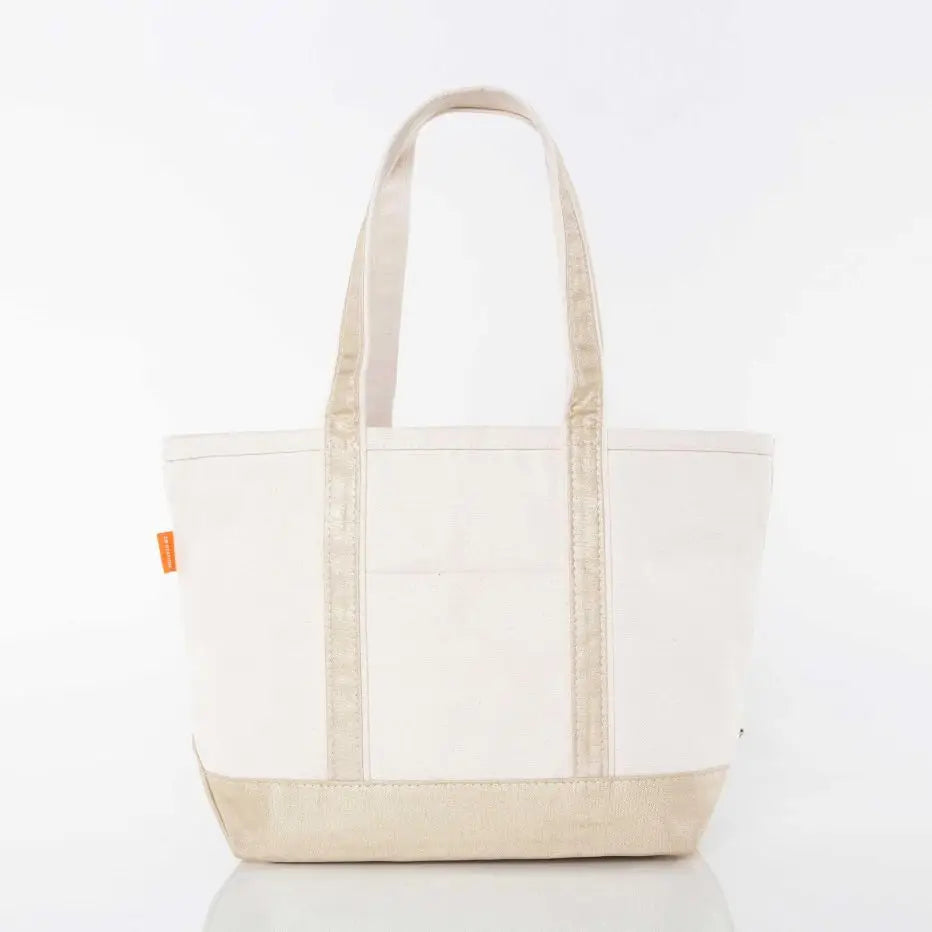 Medium Float & Tote in Metallic Gold