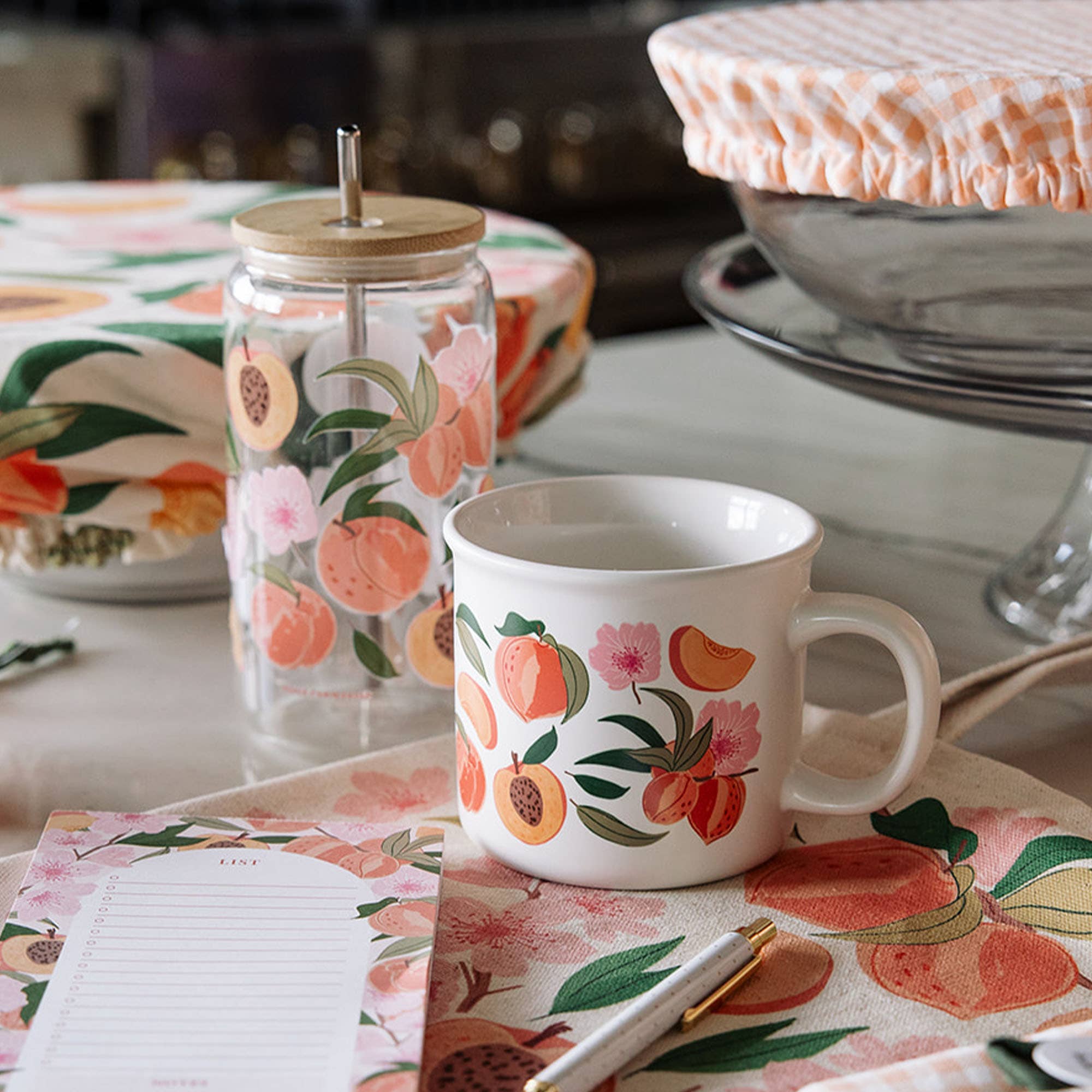 Peach Blossom Glass