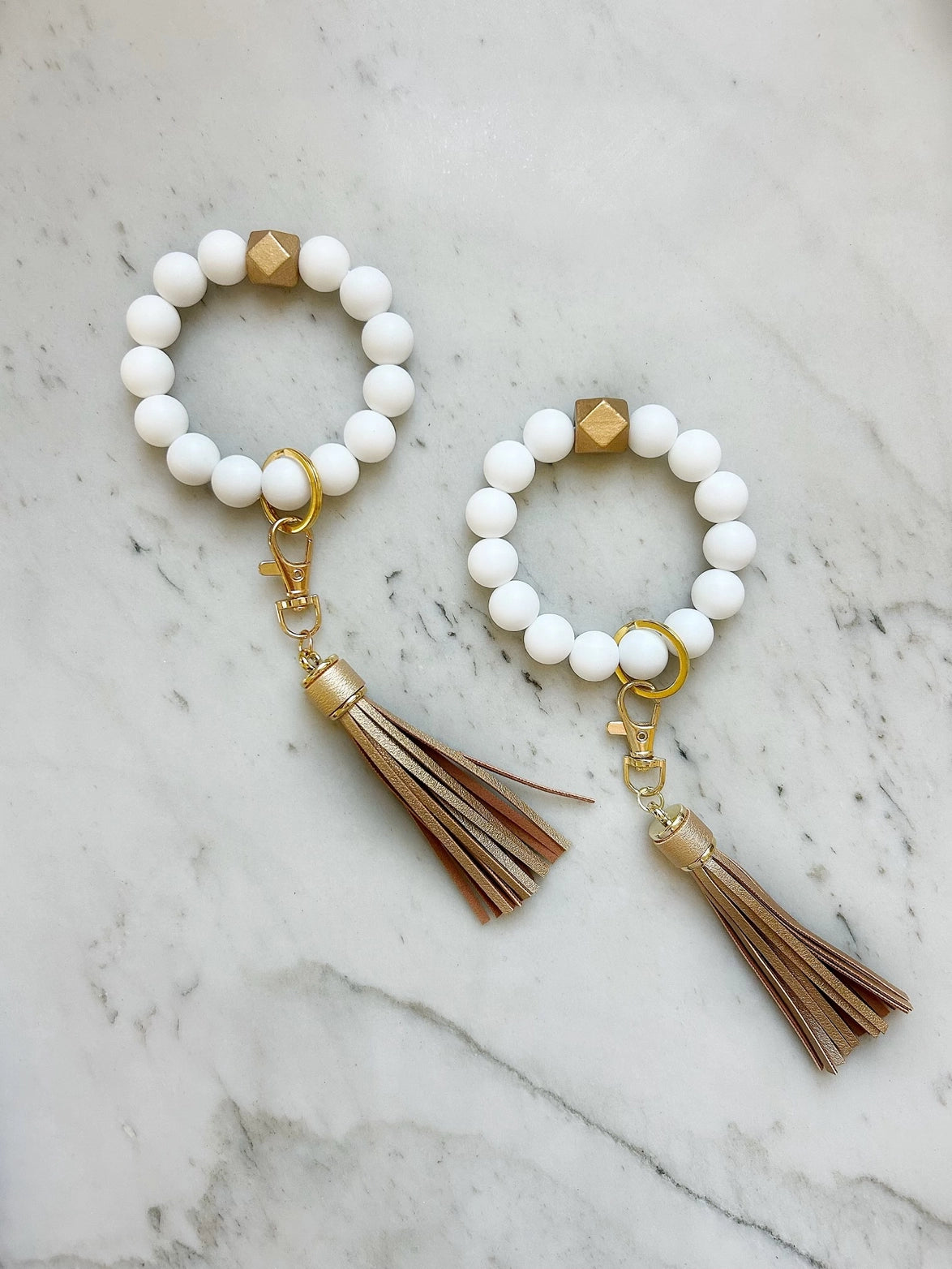 Classic Gold Wristband Keychain