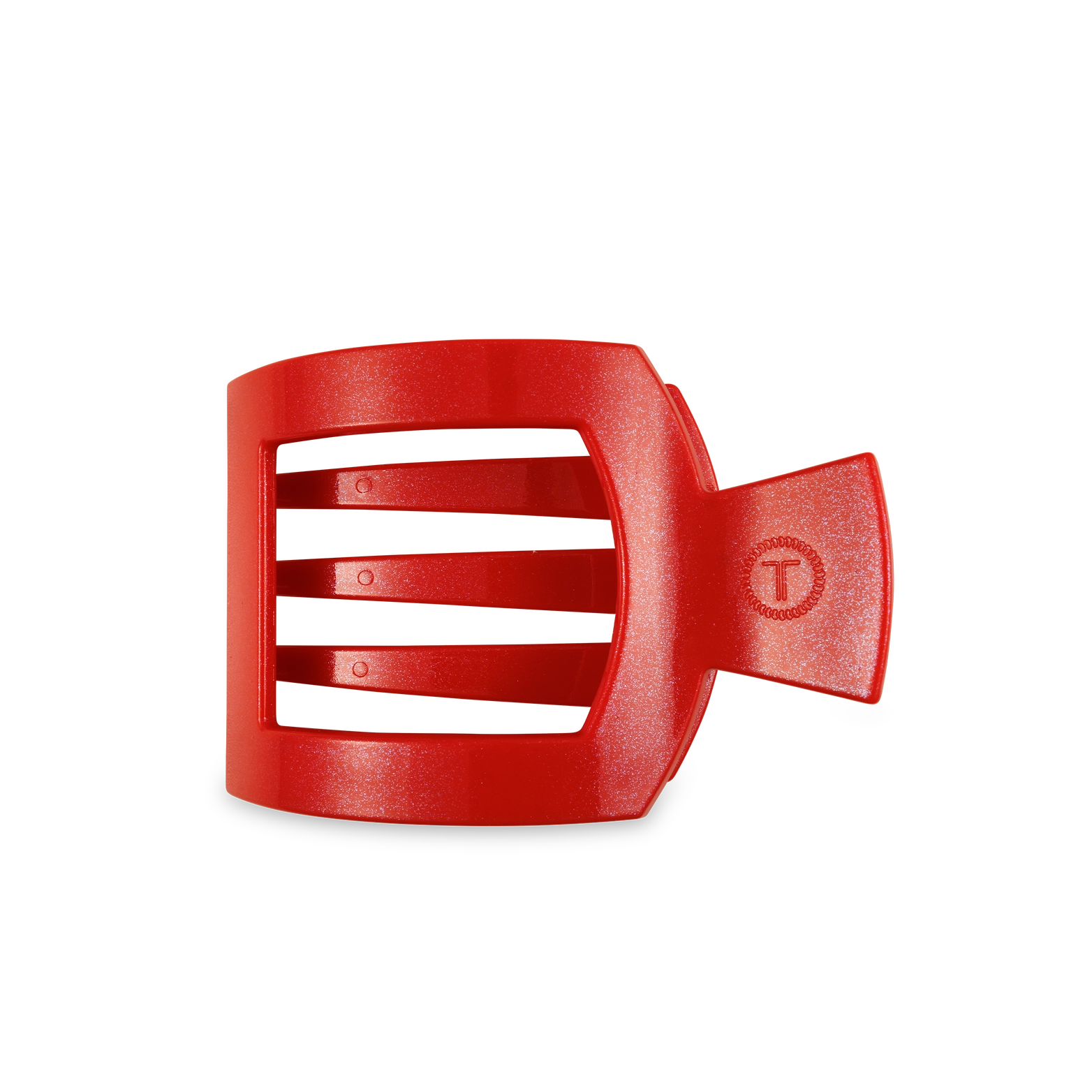 Rudolf Red Small Flat Square Clip