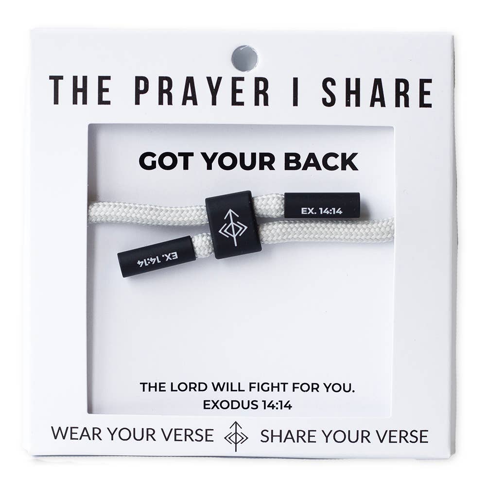 GOT YOUR BACK Christian Cord Bracelet