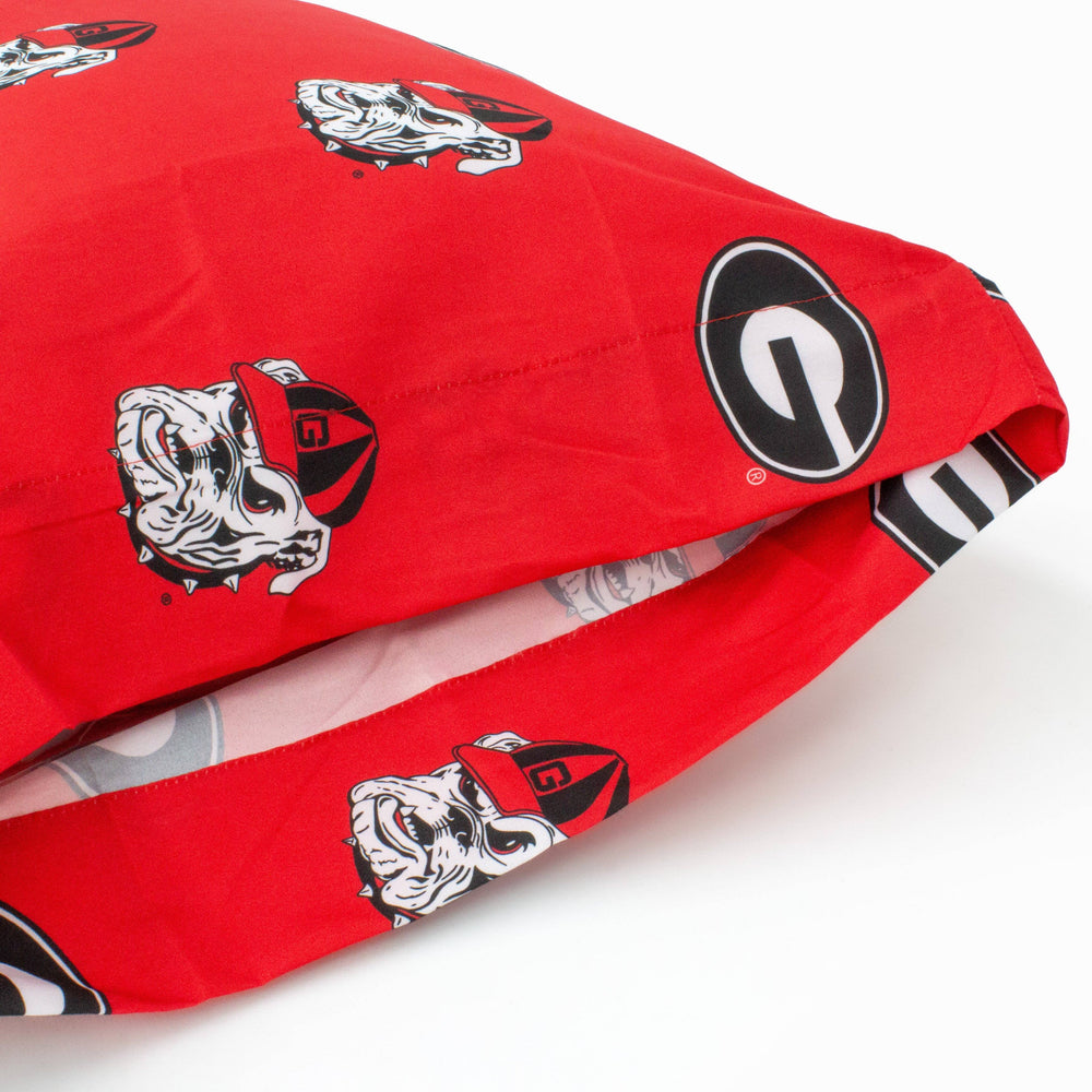 Georgia Bulldogs Standard Pillowcase