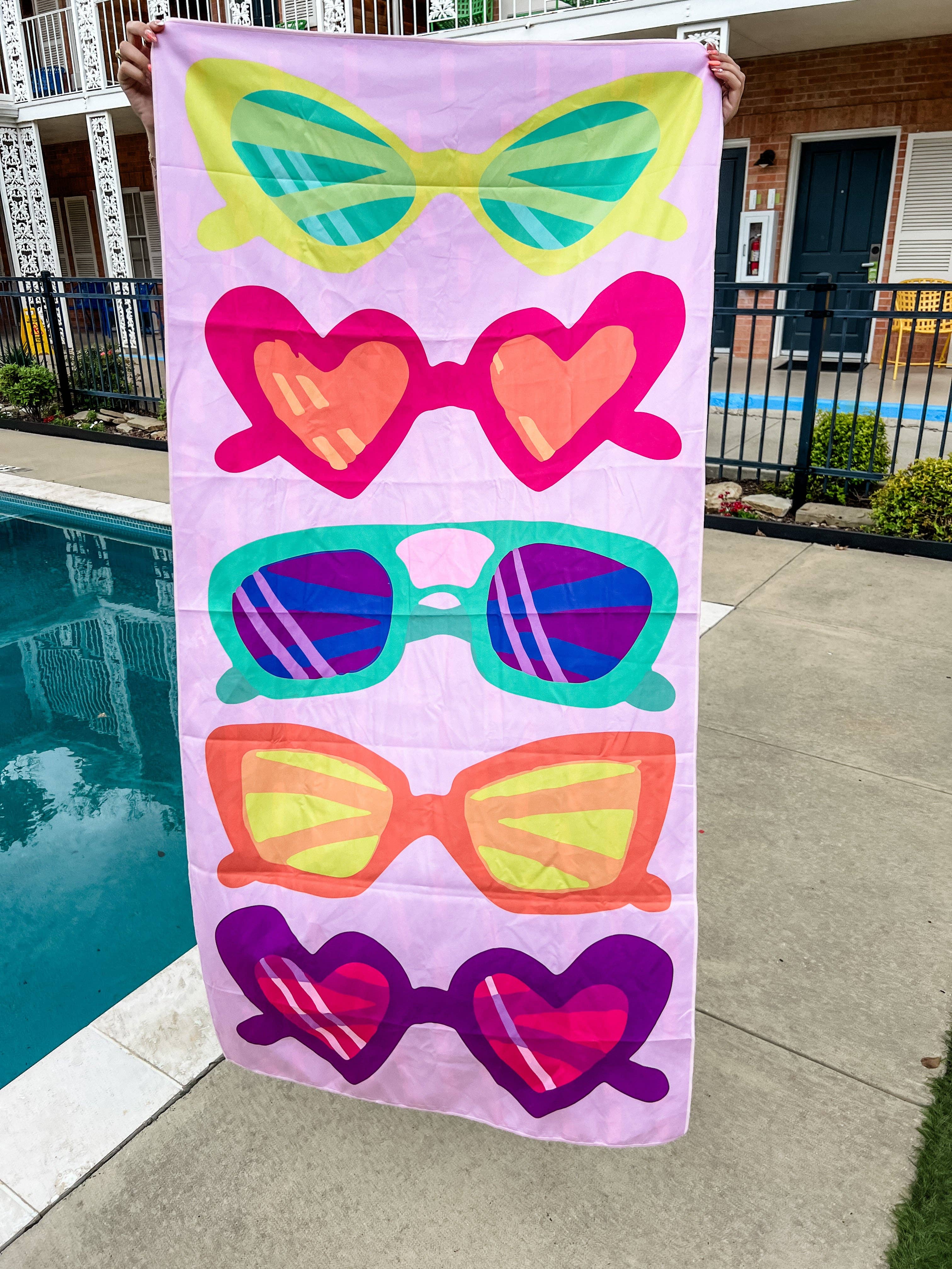 Stacked Sunnies Quick Dry Towel