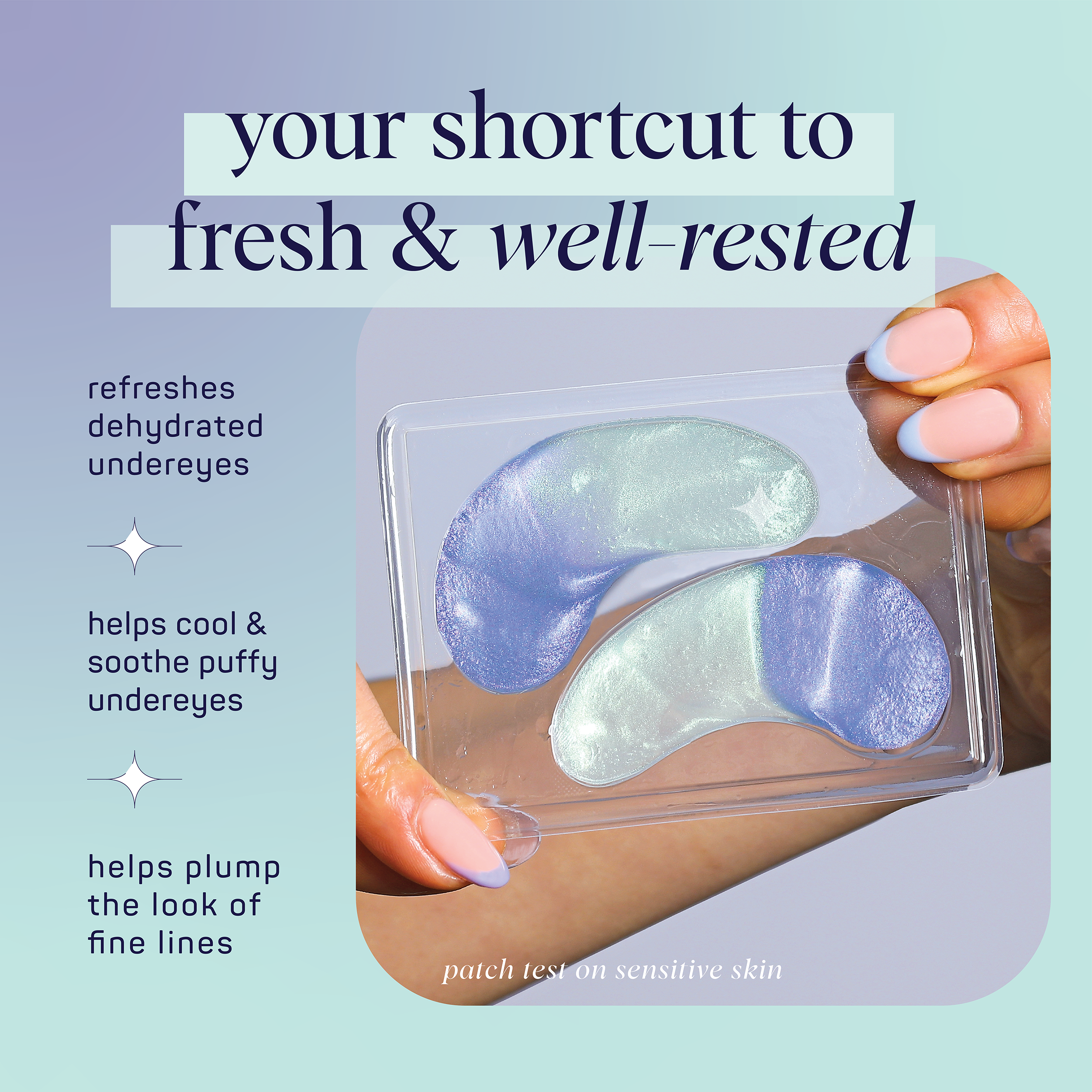 Hydrating Eye Patches-Hyaluronic Acid & Aloe -8 Pack