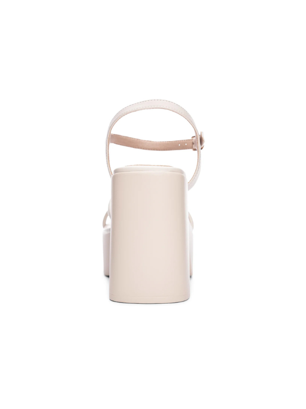 Avianna Platform Sandal in Cream