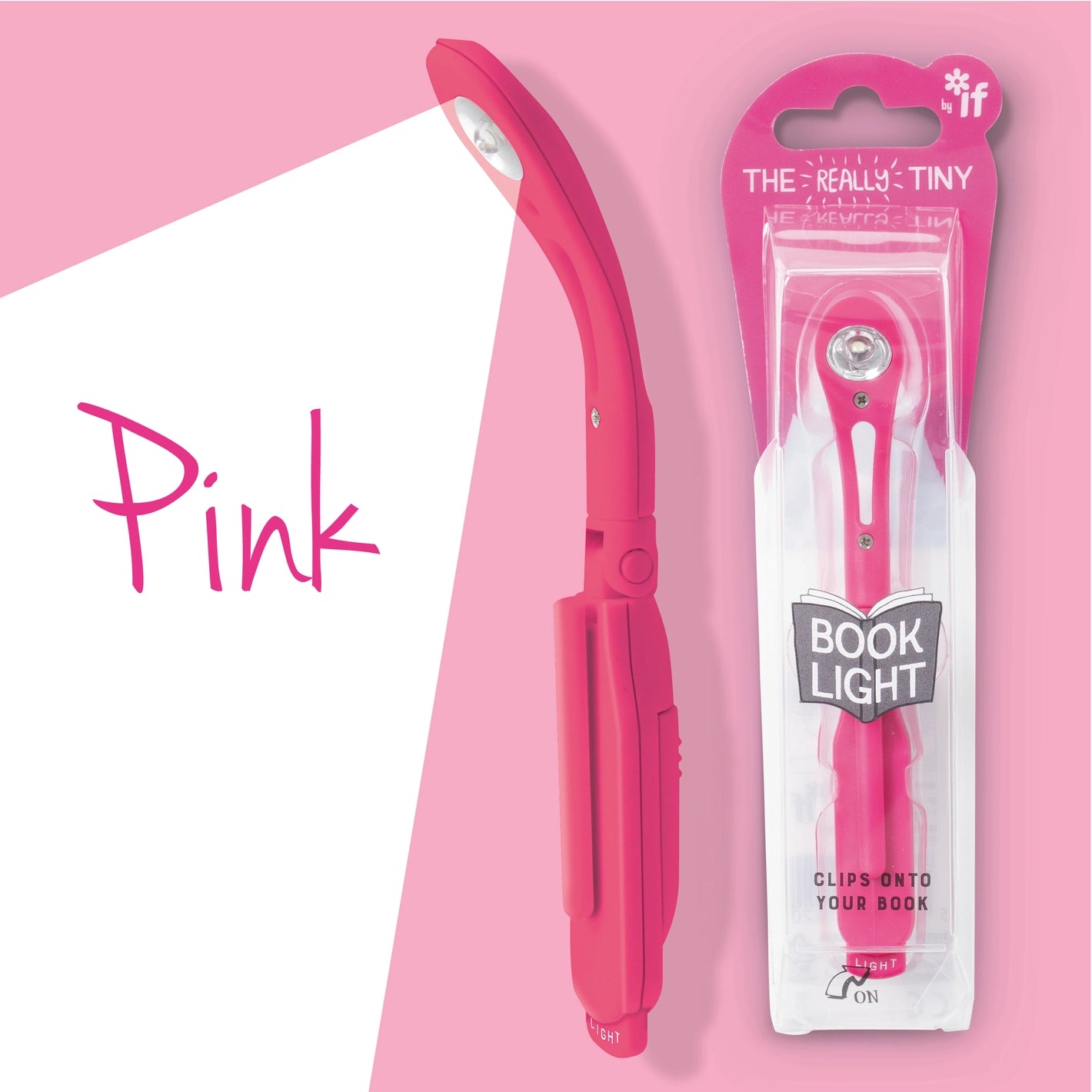 Really Tiny Book Light in Pink