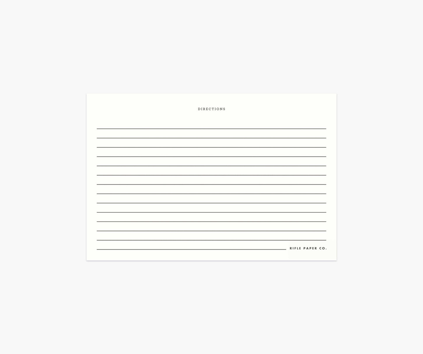 Charcoal Spoon Recipe Cards by Rifle Paper Co.