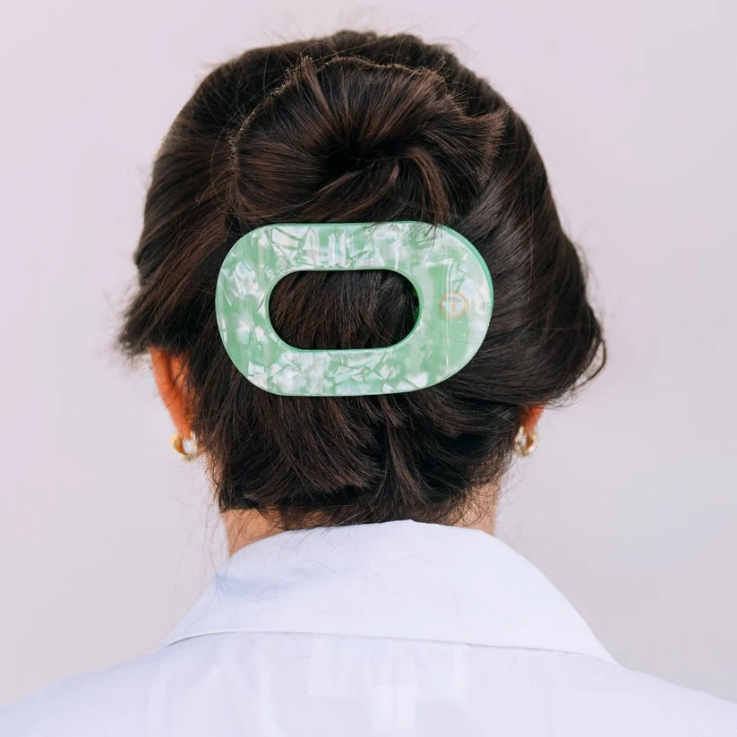 Spring Splash Large Flat Round Clip