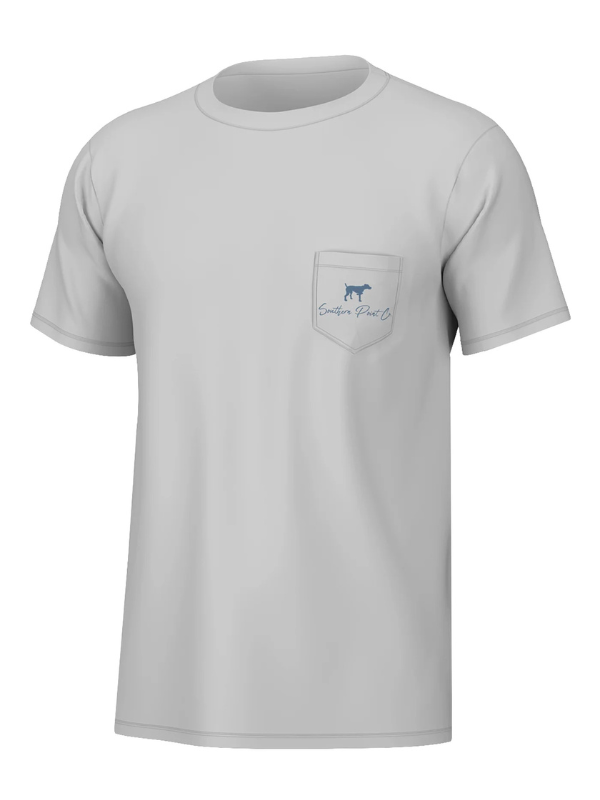 Boat Drinks Tee In Sky Blue By Southern Point Co.