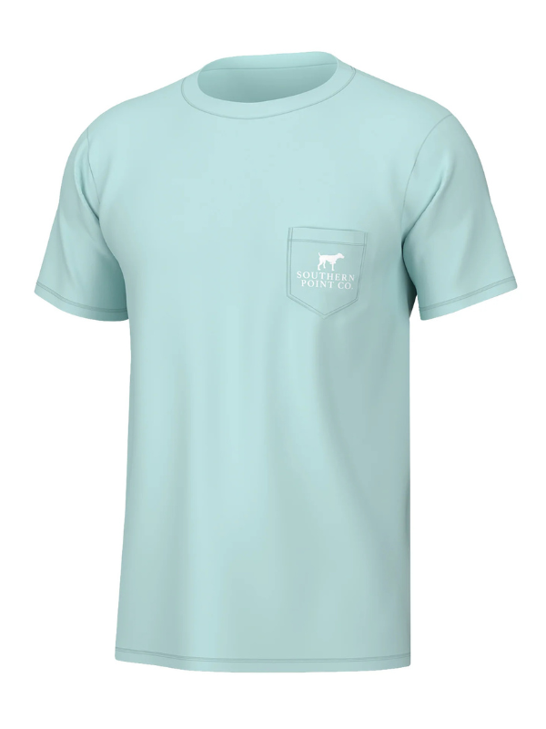 Pointer Pontoon Tee In Pool Water By Southern Point Co.
