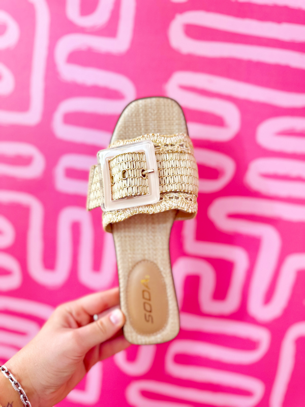Nayan Natural Raffia Sandal