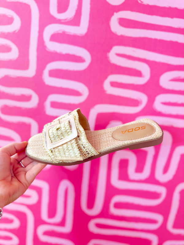 Nayan Natural Raffia Sandal