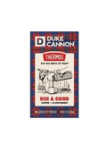 Duke Cannon soap packaging with cartoon illustration 