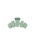 seafoam  green glitter tiny clip