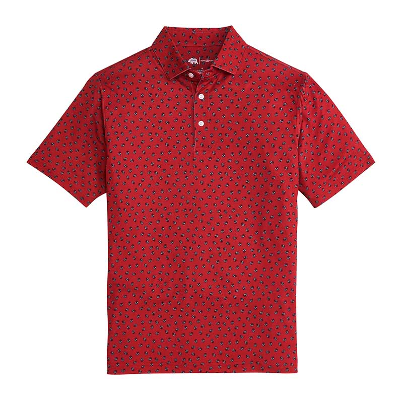 Vintage Bulldog Head Printed Polo By Onward Reserve