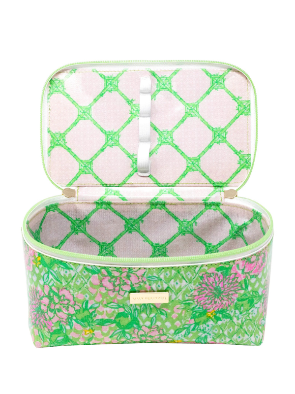 Lime Feeling Good Vanity Case by Lilly Pulitzer