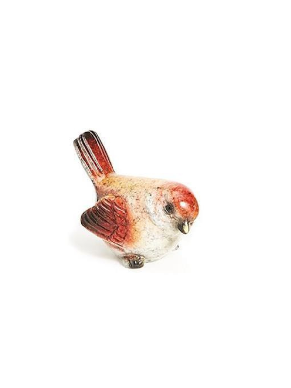 Hand-Painted Birds 4 Colorations: Red, Blue, Green, Orange
