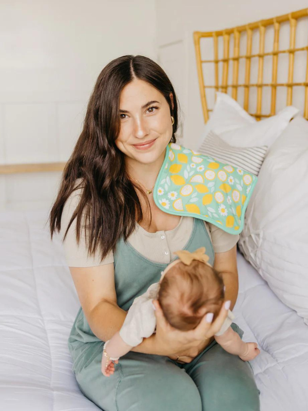 Lemon Premium Burp Cloths by Copper Pearl