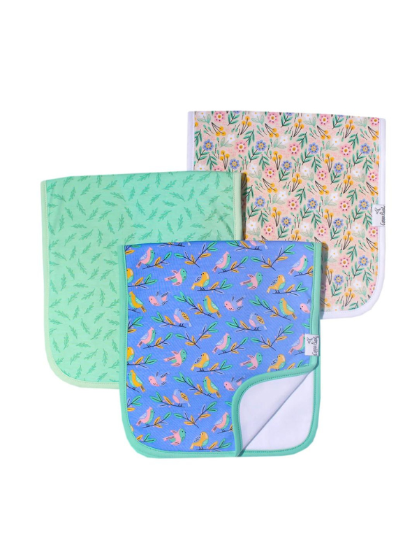 Birdie Premium Burp Cloths by Copper Pearl