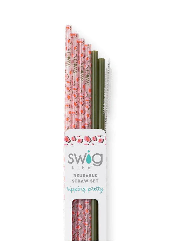 On The Prowl + Olive Reusable Straws by Swig Life
