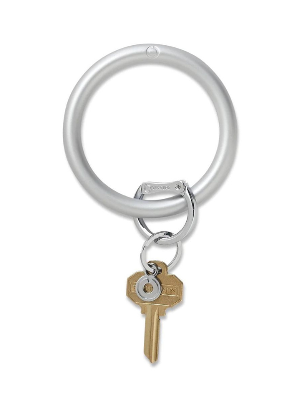O-venture Silicone Metallic Key Ring