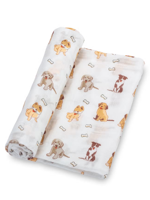 Woof Woof Baby Swaddle Blanket