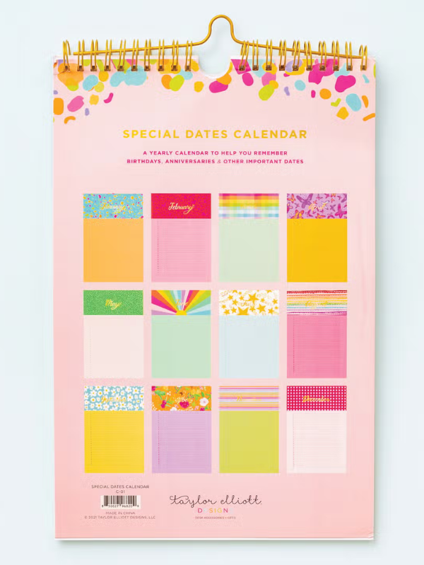 Special Dates Calendar