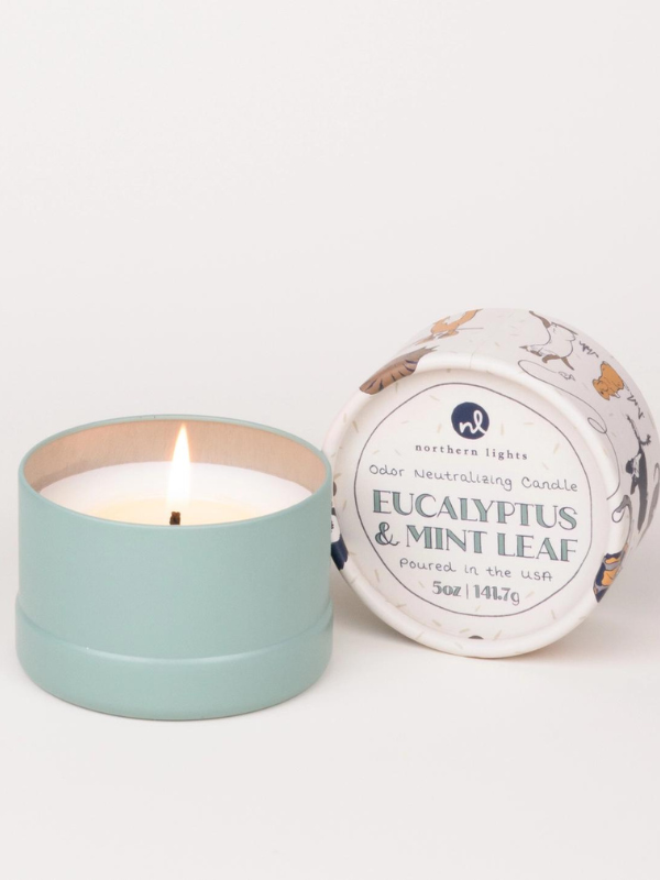 Eucalyptus & Mint Leaf Pet Odor Eliminating Candle