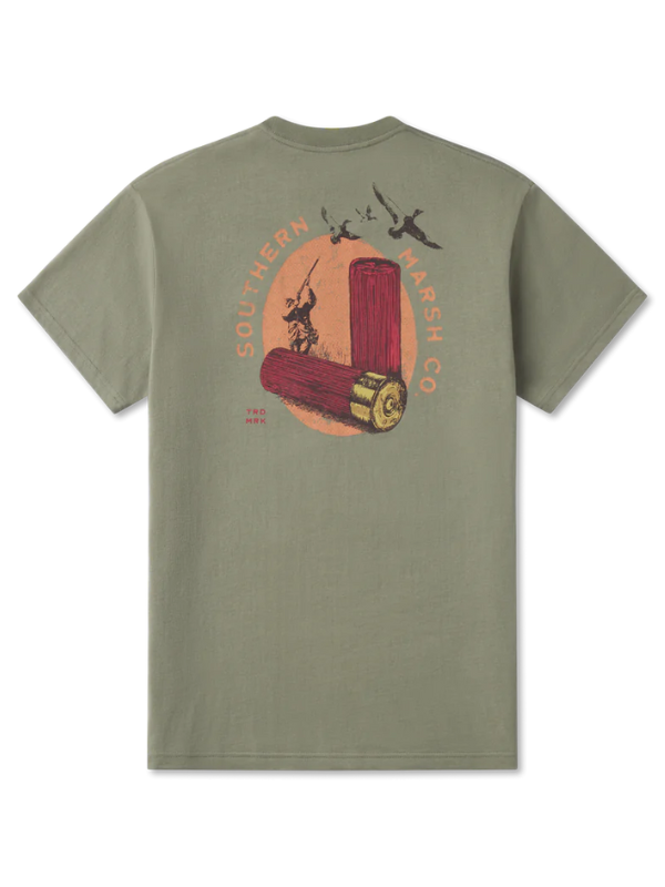Birdshot Tee in Bay Green by Southern Marsh