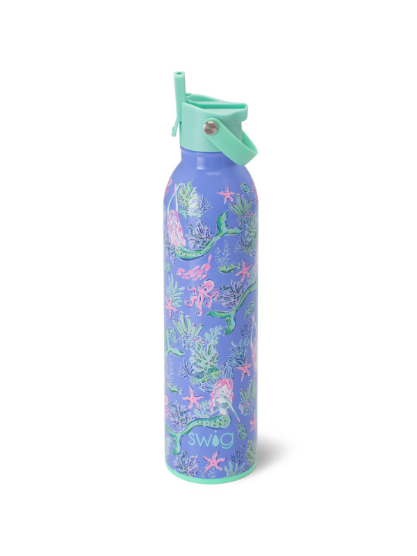 Under The Sea Flip + Sip 20oz Bottle by Swig Life
