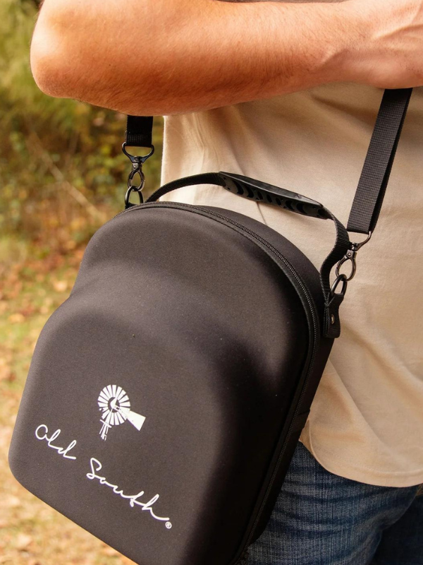 6 Hat Travel Case in Black by Old South