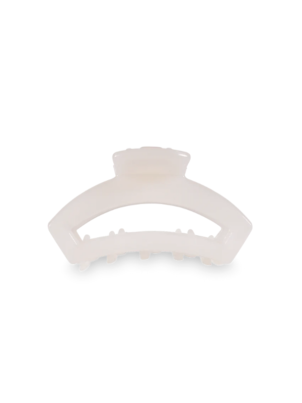 Coconut White Tiny Open Hair Clip