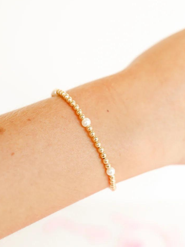 Extended Madi Gold Beaded Bracelet