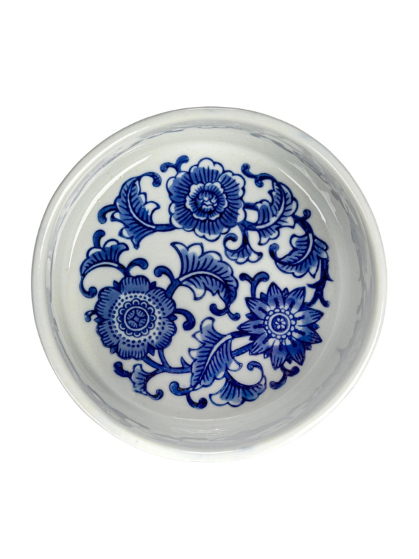 Memory Kate & Bentley Wedding Registry- Small Blue & White Pet Bowl