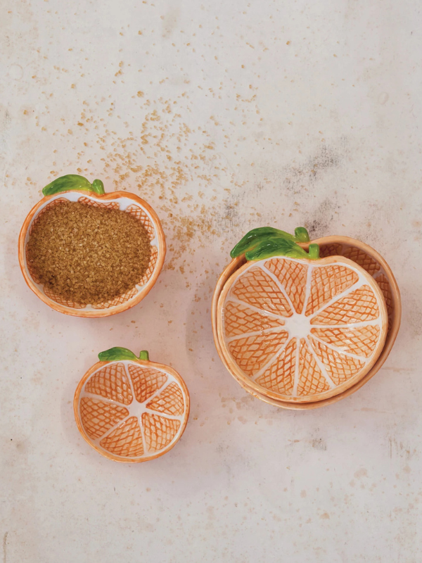 Clementine Shaped Measuring Cups