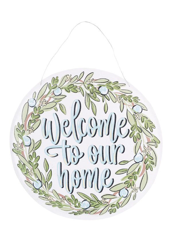 Easter/Welcome Reversible Burlee Door Hanger