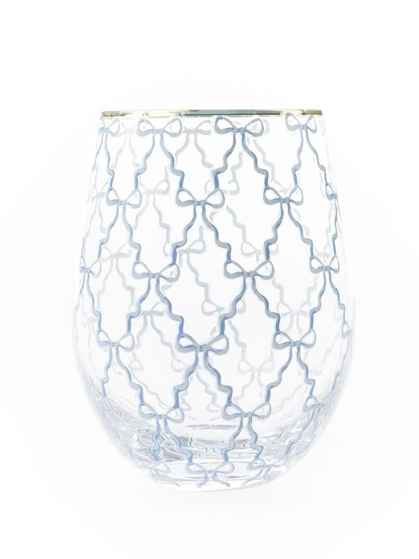 Bow Trellis Stemless Wine Glass