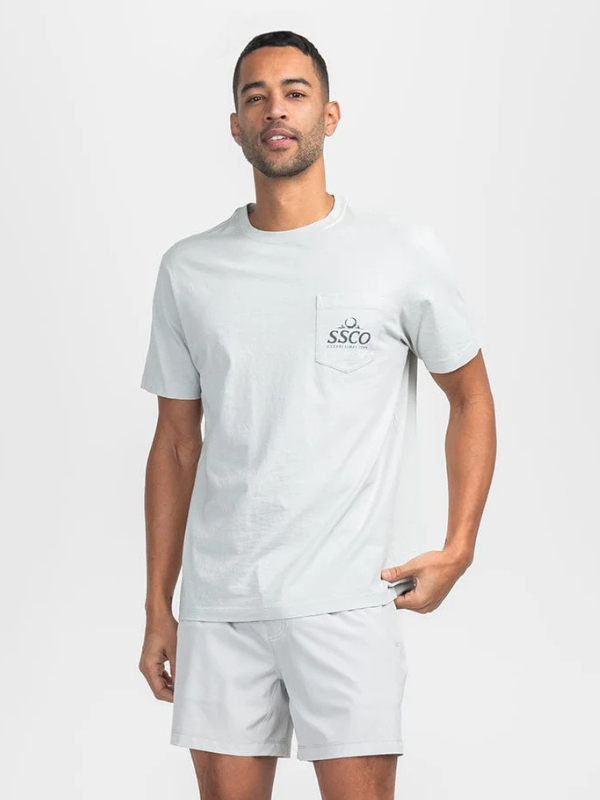 Who's Your Caddy Tee in Oyster By Southern Shirt Co.