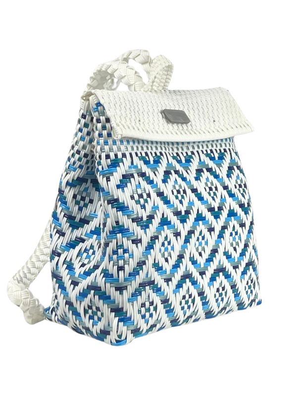 Venecia Upcycled, Handwoven Backpack By Maria Victoria