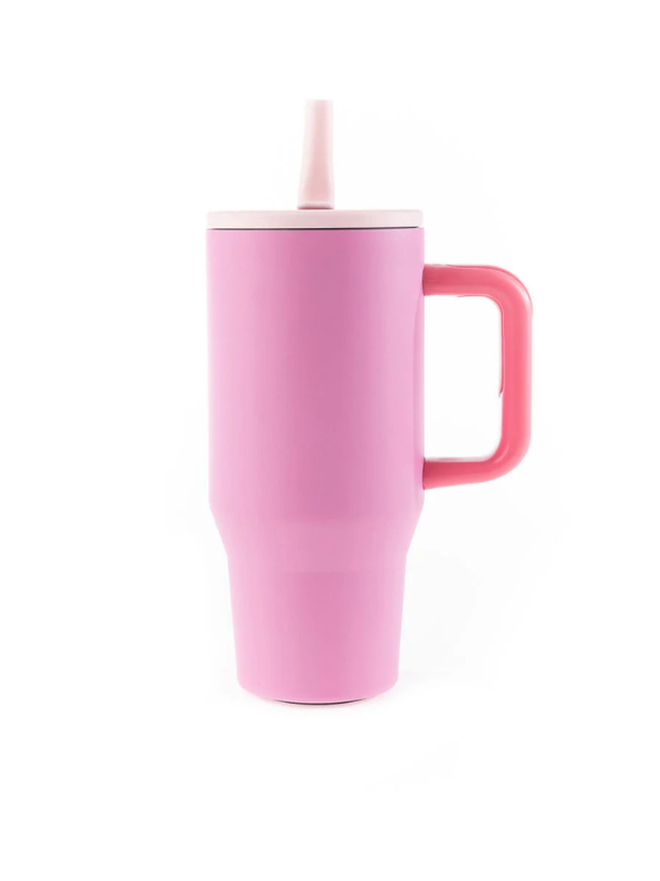 30oz Colorblock To-Go Tumbler in Pink