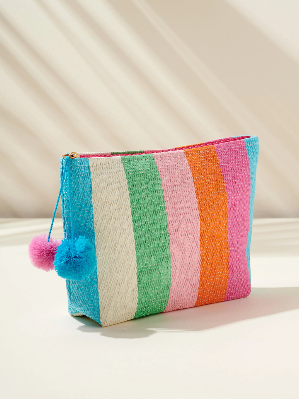 Multi Colored Fiesta Zip Pouch