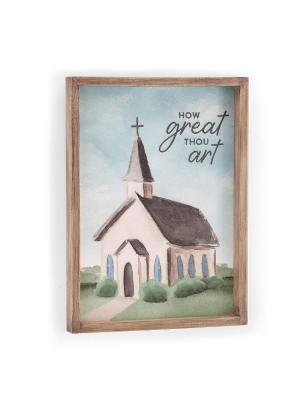 How Great Thou Art Church Wall Hanger