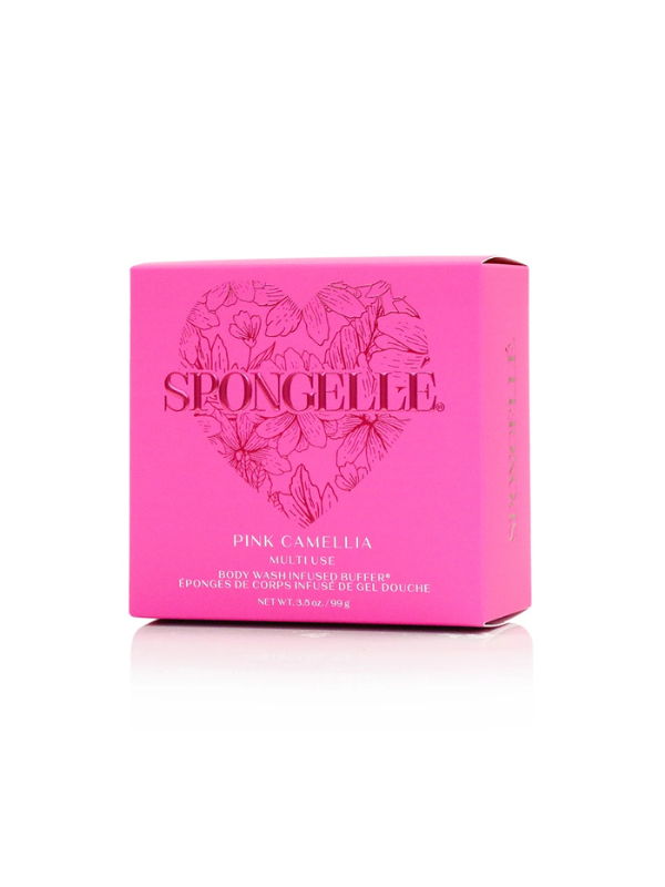 Pink Camellia Valentine's Day Heart Buffer